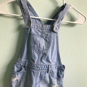 A little girls pair of overalls